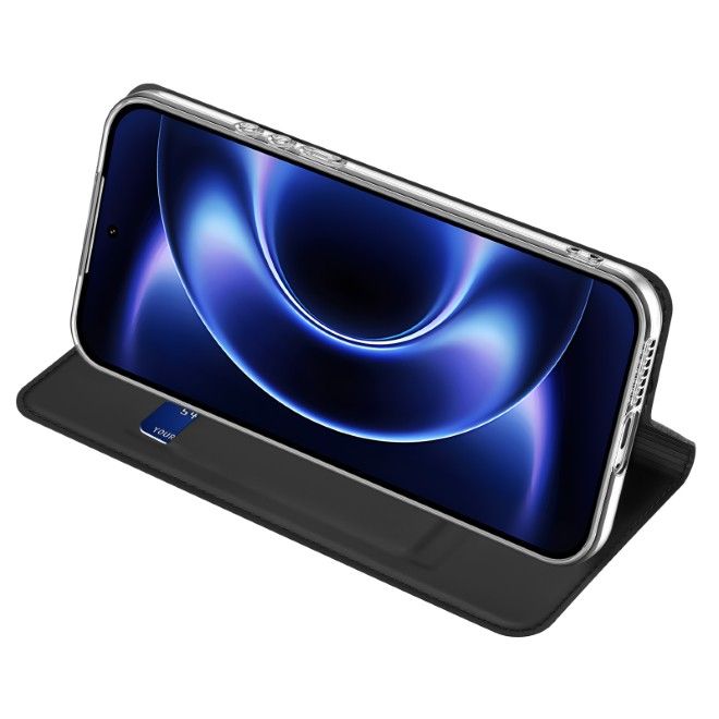 Dux Ducis - Étui Xiaomi 17 Ultra - Couverture type livret - Série Pro - Noir