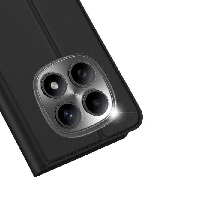 Dux Ducis - Étui pour Xiaomi Redmi Note 15 5G/4G/Poco M8 - Étui-livret - Série Pro - Noir