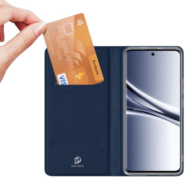 Dux Ducis - Étui pour Xiaomi Redmi Note 15 5G/4G/Poco M8 - Étui-livret - Série Pro - Bleu