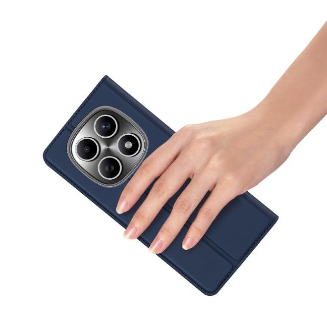 Dux Ducis - Étui pour Xiaomi Redmi Note 15 5G/4G/Poco M8 - Étui-livret - Série Pro - Bleu