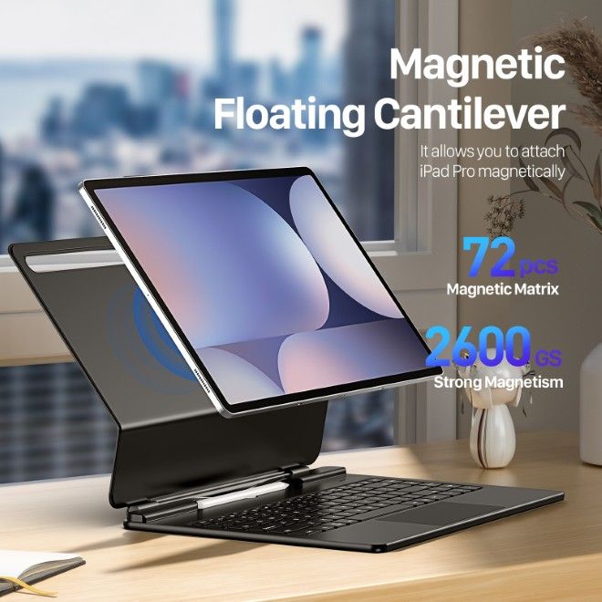 Dux Ducis - Samsung Galaxy Tab S11 Ultra / S10 Ultra / S9 Ultra / S8 Ultra Tastatur Hülle - Keyboard Case - MK Series - schwarz