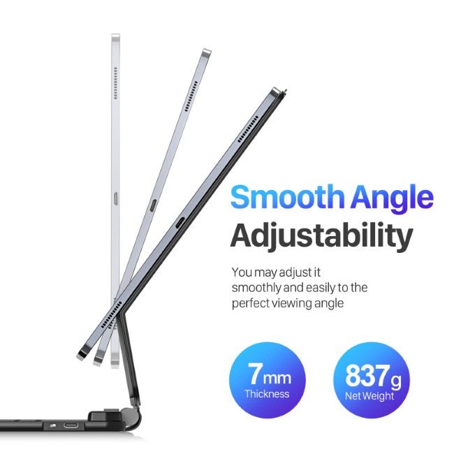 Dux Ducis - Samsung Galaxy Tab S11 Ultra / S10 Ultra / S9 Ultra / S8 Ultra Tastatur Hülle - Keyboard Case - MK Series - schwarz