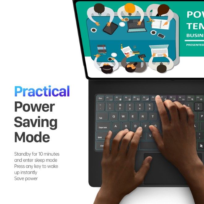 Dux Ducis - Samsung Galaxy Tab S11 Ultra / S10 Ultra / S9 Ultra / S8 Ultra Tastatur Hülle - Keyboard Case - MK Series - schwarz