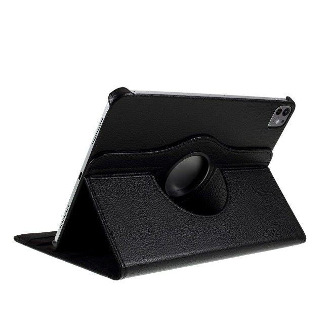 iPad Pro 13 (2025/2024) Hülle - 360° rotierbares Case aus Leder - schwarz
