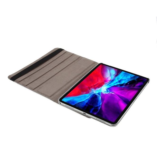 iPad Pro 13 (2025/2024) Case - 360° Rotating Leather Case - Silver
