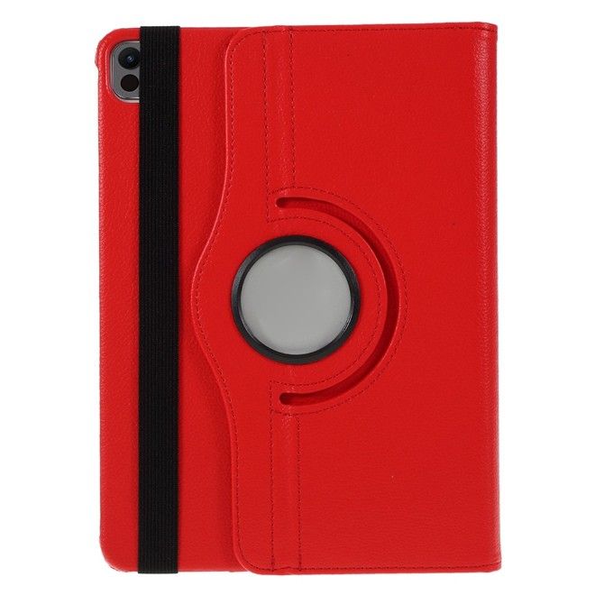 Coque iPad Pro 13 (2025/2024) - Étui rotatif à 360° en cuir - rouge