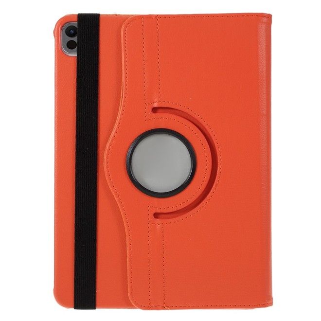 iPad Pro 13 (2025/2024) Hülle - 360° rotierbares Case aus Leder - orange
