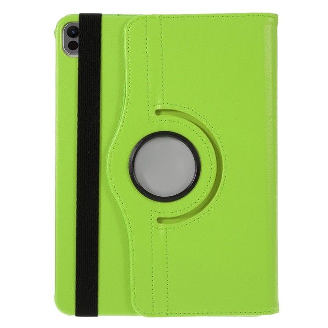 iPad Pro 13 (2025/2024) Hülle - 360° rotierbares Case aus Leder - grün