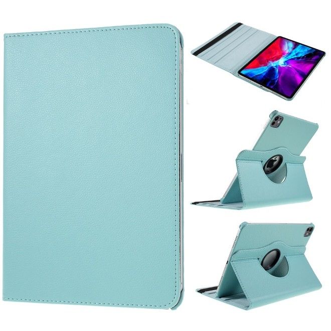 iPad Pro 13 (2025/2024) Case - 360° Rotating Leather Case - Light Blue