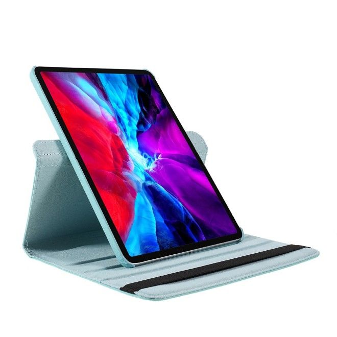 iPad Pro 13 (2025/2024) Case - 360° Rotating Leather Case - Light Blue