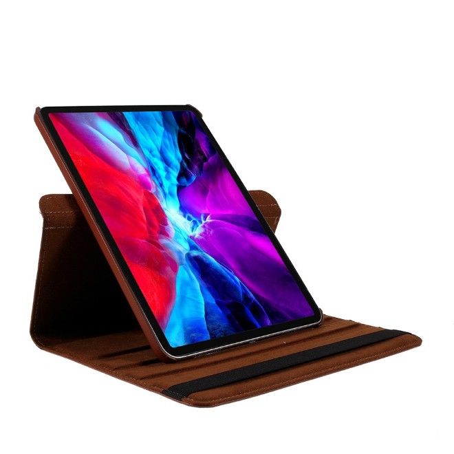 iPad Pro 13 (2025/2024) Hülle - 360° rotierbares Case aus Leder - braun