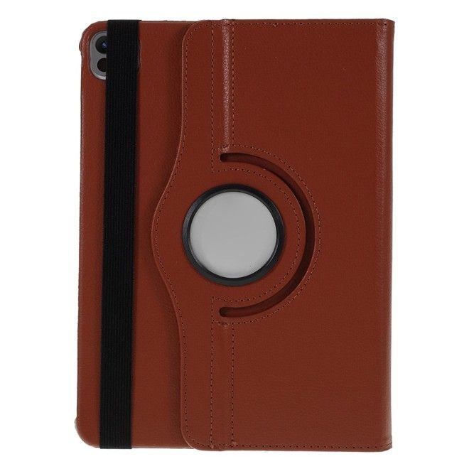iPad Pro 13 (2025/2024) Hülle - 360° rotierbares Case aus Leder - braun