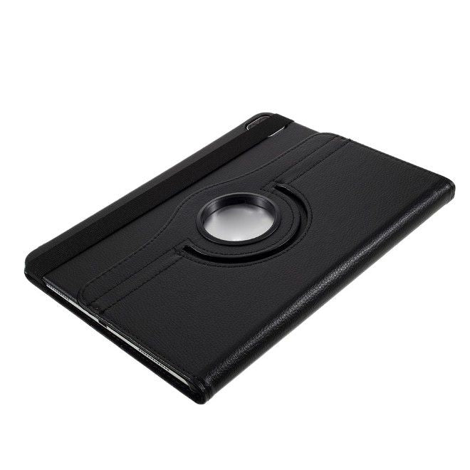 iPad Pro 11 (2025/2024) Hülle - 360° rotierbares Case aus Leder - schwarz