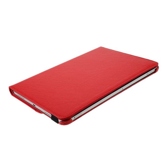 Housse iPad Pro 11 (2025/2024) - Étui rotatif à 360° en cuir - Rouge