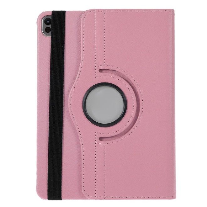 iPad Pro 11 (2025/2024) Hülle - 360° rotierbares Case aus Leder - pink