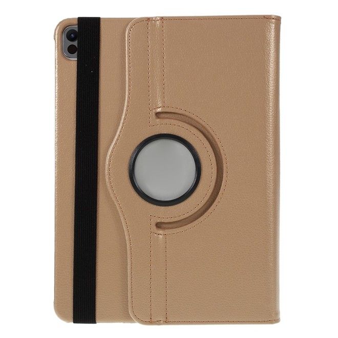 iPad Pro 11 (2025/2024) Hülle - 360° rotierbares Case aus Leder - gold