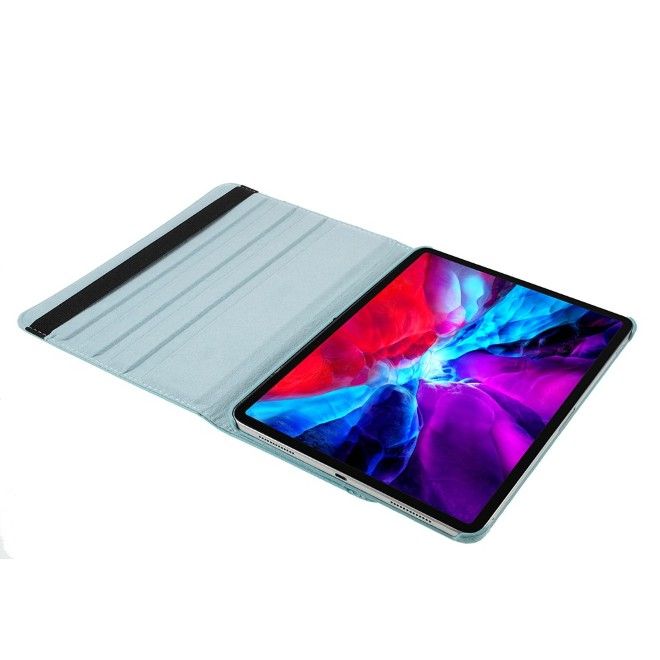 iPad Pro 11 (2025/2024) Case - 360° Rotating Leather Case - Light Blue