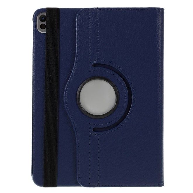 Coque iPad Pro 11 (2025/2024) - Étui en cuir rotatif à 360° - bleu foncé