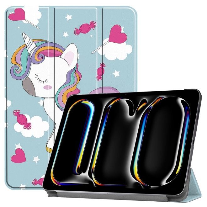 iPad Pro 11 (2025/2024) Case - Tri-Fold Leather Case - Horse