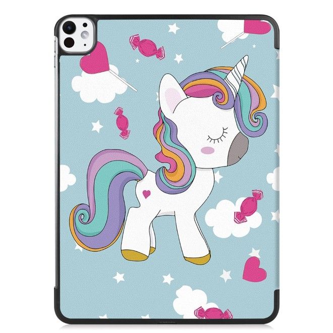 iPad Pro 11 (2025/2024) Case - Tri-Fold Leather Case - Horse