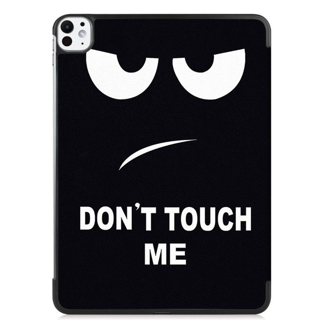 iPad Pro 11 (2025/2024) Case - Triple Foldable Leather Case - Don't Touch Me