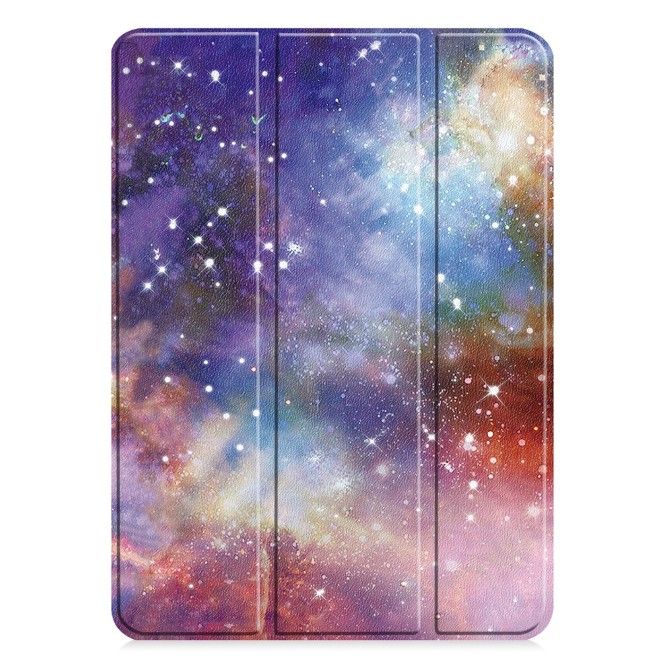 Étui iPad Pro 11 (2025/2024) - Étui en cuir pliable en trois parties - Galaxie