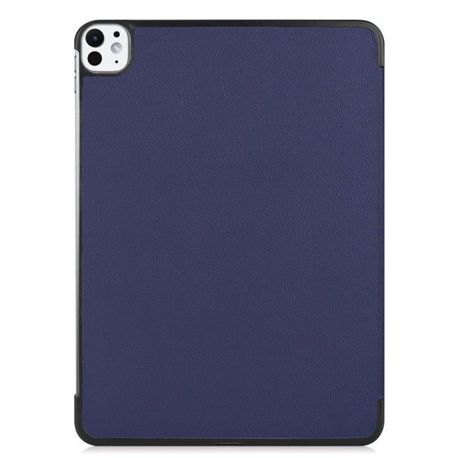 Housse iPad Pro 11 (2025/2024) - Bookcover en cuir pliable en trois parties - bleu