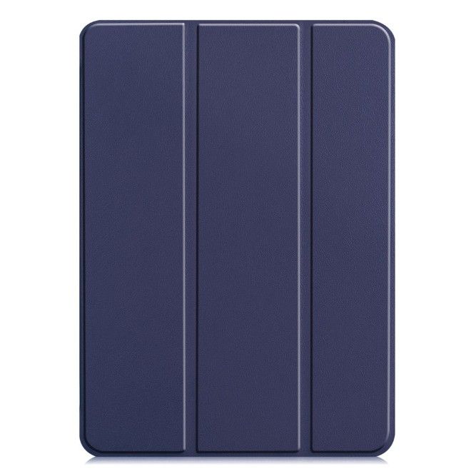 Housse iPad Pro 11 (2025/2024) - Bookcover en cuir pliable en trois parties - bleu