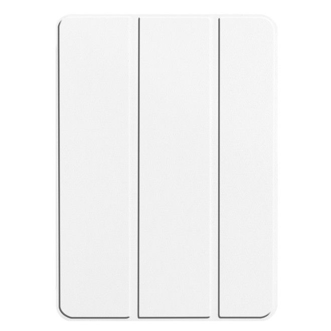 Housse pour iPad Pro 11 (2025/2024) - étui folio en cuir triple pliage - blanc