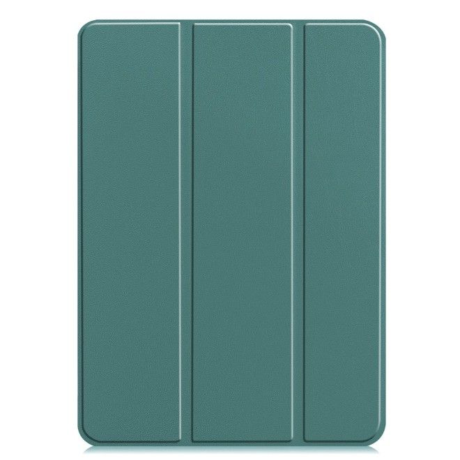 Coque iPad Pro 11 (2025/2024) - Book Cover en cuir triple rabat - vert
