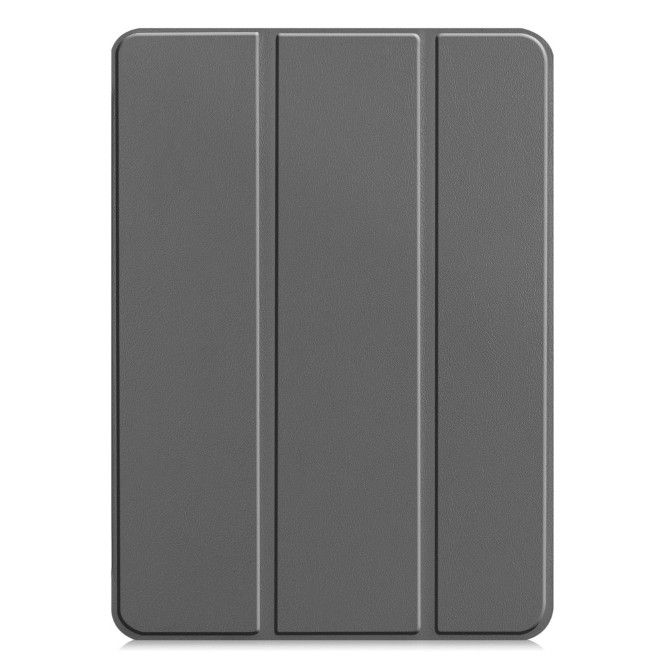 iPad Pro 13 (2025/2024) Case - Tri-Fold Leather Book Cover - Grey