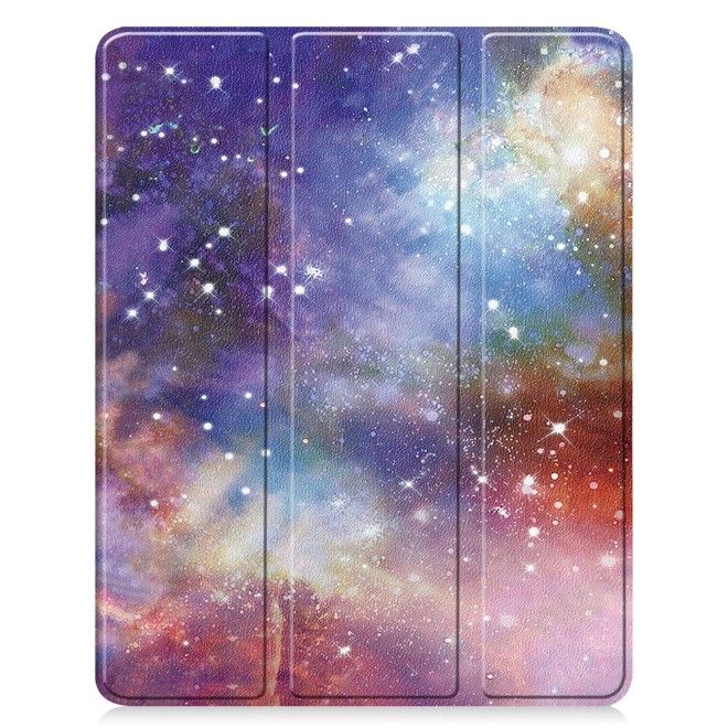 Coque pour iPad Pro 13 (2025/2024) - Étui pliable en cuir - Galaxie