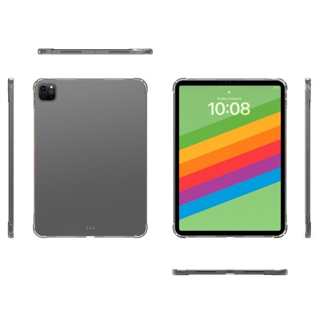 iPad Pro 13 (2025/2024) Case - Robust TPU Soft Case - Transparent
