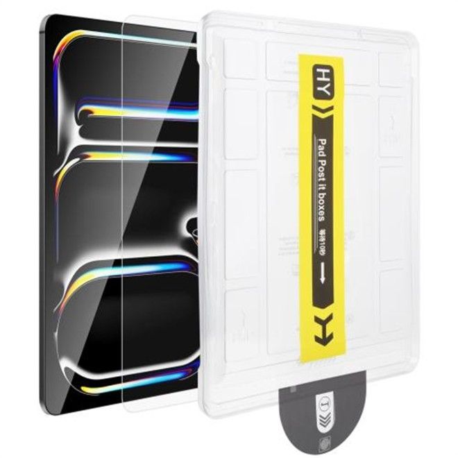 iPad Pro 11 (2025/2024) Protective Glass - Tempered Glass Screen Protector - with Applicator - Transparent