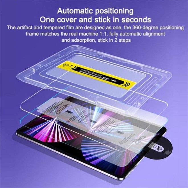 iPad Pro 11 (2025/2024) Protective Glass - Tempered Glass Screen Protector - with Applicator - Transparent