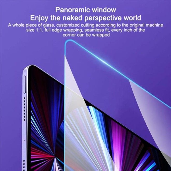 iPad Pro 11 (2025/2024) Protective Glass - Tempered Glass Screen Protector - with Applicator - Transparent