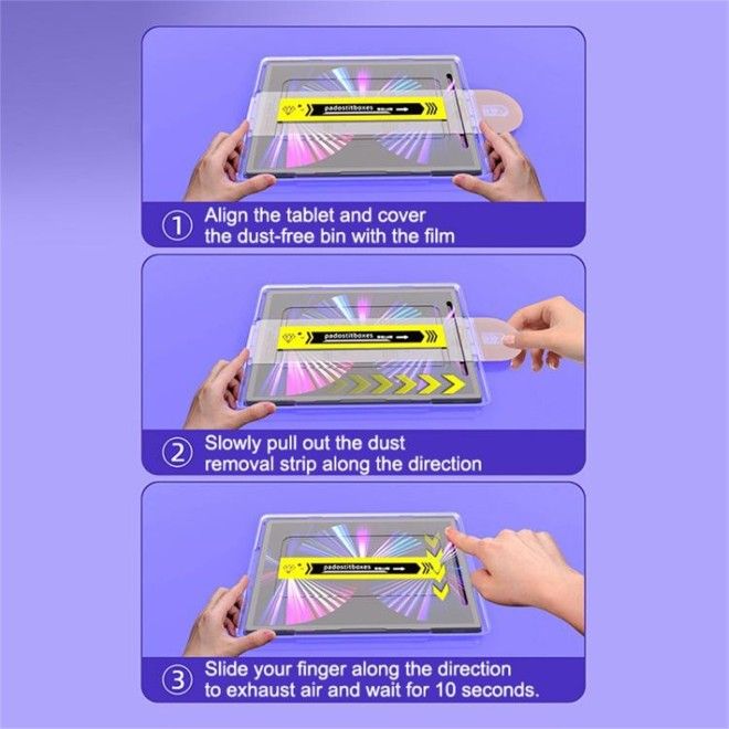 iPad Pro 11 (2025/2024) Protective Glass - Tempered Glass Screen Protector - with Applicator - Transparent