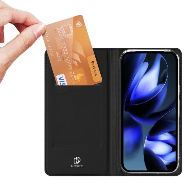 Dux Ducis - Google Pixel 10a Hülle - Handy Bookcover - Skin Pro Series - schwarz