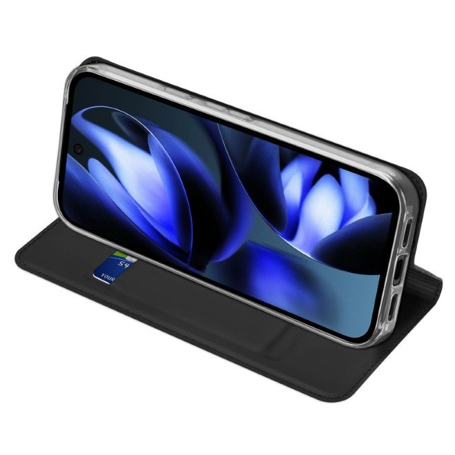 Dux Ducis - Google Pixel 10a Hülle - Handy Bookcover - Skin Pro Series - schwarz