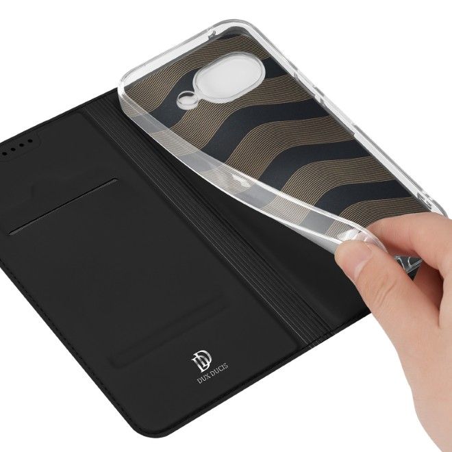 Dux Ducis - Google Pixel 10a Hülle - Handy Bookcover - Skin Pro Series - schwarz