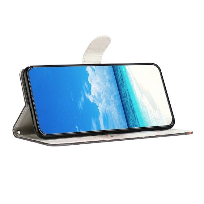 Samsung Galaxy A37 Handy Hülle - Leder Bookcover Image Series - süsse Katze