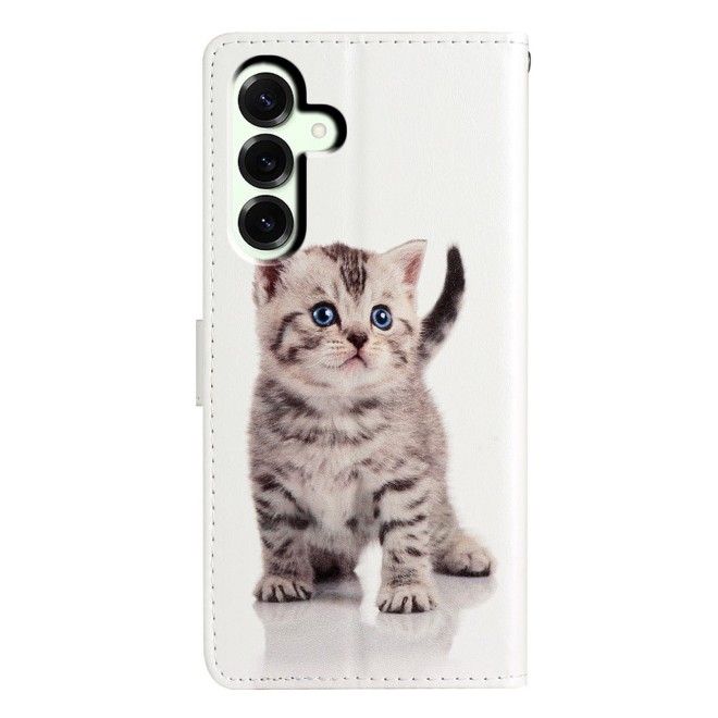 Samsung Galaxy A37 Handy Hülle - Leder Bookcover Image Series - süsse Katze