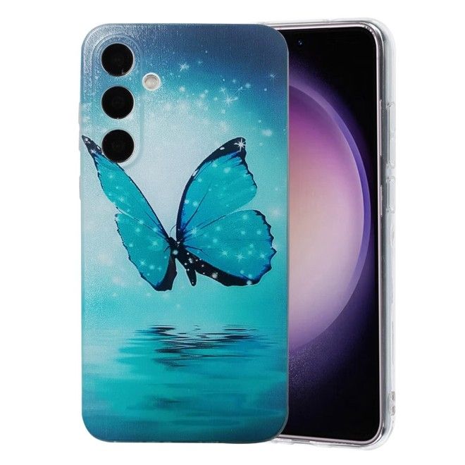 Samsung Galaxy A37 Phone Case - Softcase Image TPU Series - Blue Butterfly