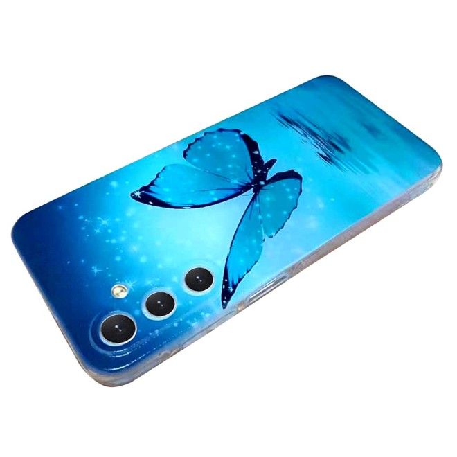 Samsung Galaxy A57 Phone Case - Softcase Image TPU Series - Blue Butterfly
