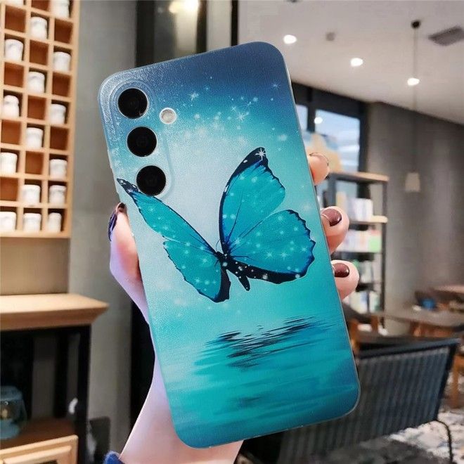 Samsung Galaxy A57 Phone Case - Softcase Image TPU Series - Blue Butterfly