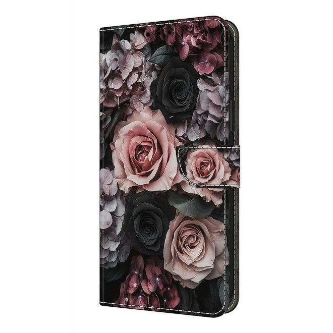 Samsung Galaxy A37 Phone Case - Leather Bookcover Image Series - Roses