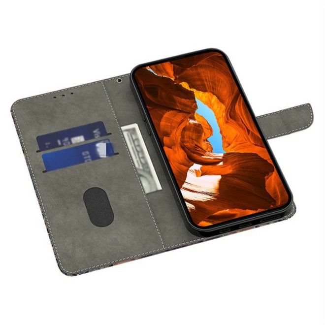 Samsung Galaxy A57 Phone Case - Leather Book Cover Image Series - Flowers