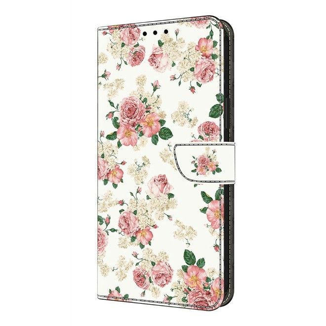 Samsung Galaxy A57 Phone Case - Leather Book Cover Image Series - Flowers