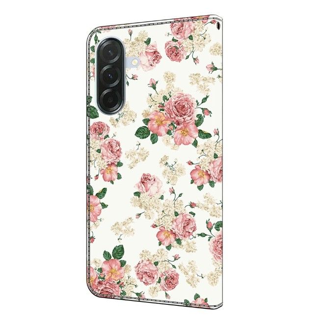 Samsung Galaxy A57 Phone Case - Leather Book Cover Image Series - Flowers