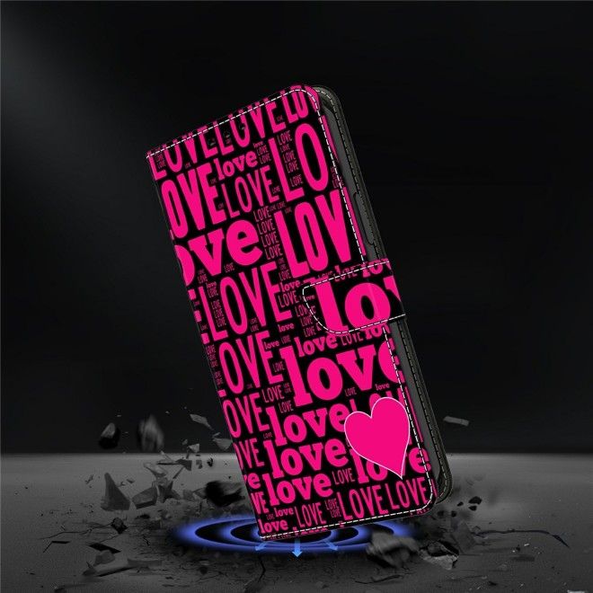 Samsung Galaxy A57 Phone Case - Leather Book Cover Image Series - Love